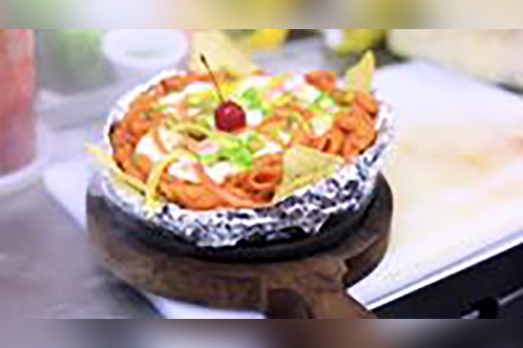Mexican Pasta Sizzler @ Shivam Restaurant