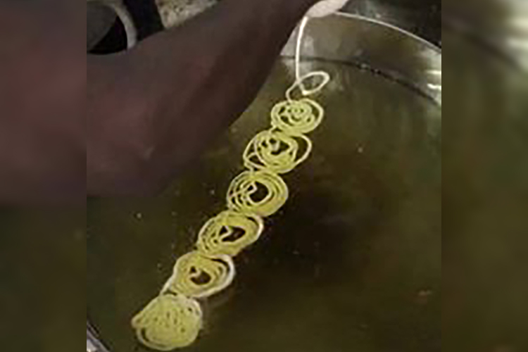 Piping hot Jilebi @ Shivam Restaurant